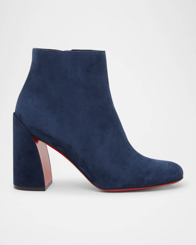 Turela Suede Red Sole Ankle Booties